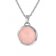 trendor 75024 Silver Women's Necklace Chalcedony Pink Image 1
