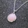 trendor 75024 Silver Women's Necklace Chalcedony Pink Image 3