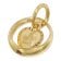 trendor 75119 Taufring Rubin Amorherz Gold 585 an goldplattierter Halskette Bild 2