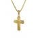 trendor 75224 Cross Pendant 20 mm Gold 333 (8 ct) with Gold-Plated Necklace Image 1