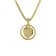 trendor 75260 Taufring mit Engel-Herz Gold 585 / 14K mit plattierter Halskette Bild 1