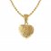 trendor 75411 Kid's Angel Heart Pendant Gold 585 14K with Gold Plated Necklace Image 1