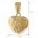 trendor 75411 Kid's Angel Heart Pendant Gold 585 14K with Gold Plated Necklace Image 7