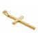 trendor 75412 Kreuz 26 mm Gelbgold 333 / 8 Karat mit vergoldeter Halskette Bild 2