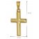 trendor 75421 Kreuz für Kinder 18 mm Gold 333 / 8 K + vergoldeter Silberkette Bild 7