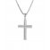 trendor 75596 Cross Pendant 20 mm with Necklace Silver 925 Image 1