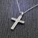 trendor 75596 Cross Pendant 20 mm with Necklace Silver 925 Image 3