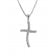 trendor 75599 Kreuz-Anhänger 20 mm mit Halskette für Frauen Silber 925 Bild 1