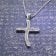 trendor 75599 Cross Pendant 20 mm with Necklace for Women Silver 925 Image 3