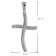 trendor 75599 Cross Pendant 20 mm with Necklace for Women Silver 925 Image 7