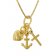 trendor 75625 Children's Necklace with Pendant Faith-Love-Hope Gold 333 Image 1