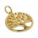 trendor 75655 Damen-Halskette mit Anhänger Lebensbaum Silber Vergoldet Bild 2