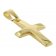 trendor 75692 Kreuz Anhänger für Kinder Gold 333 + Halskette Silber vergoldet Bild 2