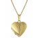 trendor 75738 Ladies' Heart Locket Necklace Gold Plated Silver 925 Image 1