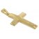 trendor 75814 Halskette mit Kreuz-Anhänger für Herren Gold auf Silber Bild 2