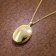 trendor 75826 Medaillon mit Halskette für Damen Gold auf Silber 925 Bild 2
