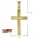 trendor 75834 Cross Pendant Necklace Gold Plated Silver Image 7