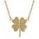 trendor 75488 Damen-Halskette mit Kleeblatt Gold auf Silber mit Zirkonias Bild 1