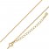 trendor 75488 Damen-Halskette mit Kleeblatt Gold auf Silber mit Zirkonias Bild 3