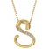 trendor 75852 Ladies' Necklace Gold Plated Silver with Cubic Zirconias Image 1