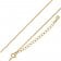 trendor 75852 Ladies' Necklace Gold Plated Silver with Cubic Zirconias Image 3