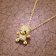 trendor 75854 Damen-Halskette Anhänger Teddy-Bär Gold auf Silber Zirkonias Bild 2