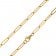 trendor 75880 Halskette für Damen Gold auf Edelstahl Bicycle-Chain 45 cm Bild 1
