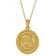 trendor 75884 Damen-Halskette mit Engel-Anhänger Gold auf Edelstahl Ankerkette Bild 1