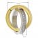 trendor 75885 Halskette für Damen mit Ringen Edelstahl Bicolor Bild 5