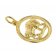 trendor 75990-05 Kids Zodiac Sign Taurus 333 Gold + Gold-Plated Necklace Image 2