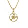 trendor 75990-07 Sternzeichen Krebs 333 Gold + goldplattierte Kinder-Halskette Bild 1