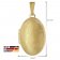 trendor 75980 Locket 333 Gold (8 ct) + Gold-Plated Silver Necklace Image 7