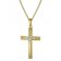 trendor 39018 Halskette mit Kreuz Gold auf Silber Bild 1