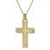 trendor 39020 Halskette mit Kreuz für Herren Gold auf Silber Bild 1