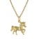 trendor 39024 Kinder-Halskette mit Pferde-Anhänger Gold auf Silber Bild 1