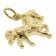 trendor 39024 Kinder-Halskette mit Pferde-Anhänger Gold auf Silber Bild 2