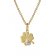 trendor 39026 Halskette für Mädchen mit Kleeblatt-Anhänger Gold auf Silber Bild 1