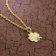 trendor 39026 Halskette für Mädchen mit Kleeblatt-Anhänger Gold auf Silber Bild 3