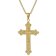 trendor 39044 Herren-Halskette mit orthodoxem Kreuz Gold auf Silber 925 Bild 1