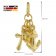 trendor 39068 Faith-Love-Hope Pendant Necklace Gold Plated Silver 925 Image 6