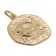 trendor 39070-01 Zodiac Sign Capricorn Men's Necklace Gold Plated Silver 925 Image 2