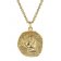 trendor 39070-02 Zodiac Sign Aquarius Men's Necklace Gold Plated Silver 925 Image 1