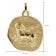 trendor 39070-04 Zodiac Sign Aries Men's Necklace Gold Plated Silver 925 Image 6