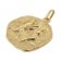 trendor 39070-06 Zodiac Sign Gemini Men's Necklace Gold Plated Silver 925 Image 2