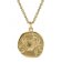 trendor 39070-07 Krebs Sternzeichen Ø 20 mm Herren-Halskette Gold auf Silber Bild 1
