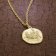 trendor 39070-07 Krebs Sternzeichen Ø 20 mm Herren-Halskette Gold auf Silber Bild 3