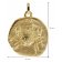 trendor 39070-07 Krebs Sternzeichen Ø 20 mm Herren-Halskette Gold auf Silber Bild 6