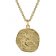 trendor 39070-09 Jungfrau Sternzeichen Anhänger Herrenkette Gold auf Silber Bild 1