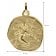 trendor 39070-09 Jungfrau Sternzeichen Anhänger Herrenkette Gold auf Silber Bild 6