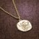 trendor 39070-11 Zodiac Sign Scorpio Men's Necklace Gold Plated Silver 925 Image 3